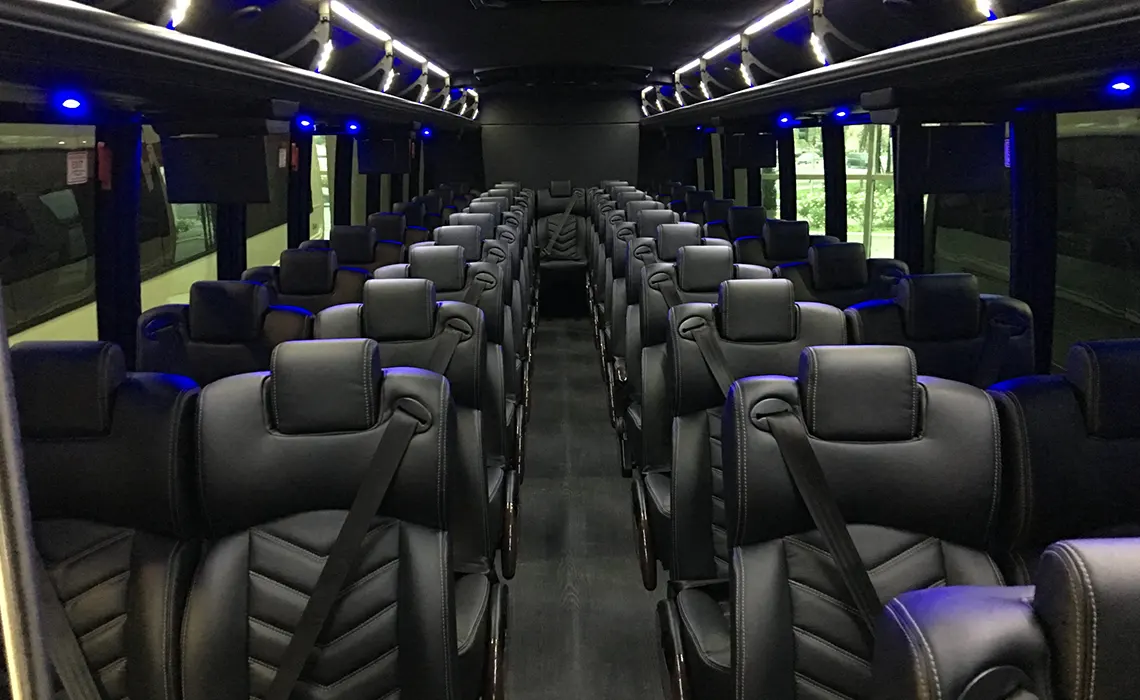 45 passenger Minibus Interior