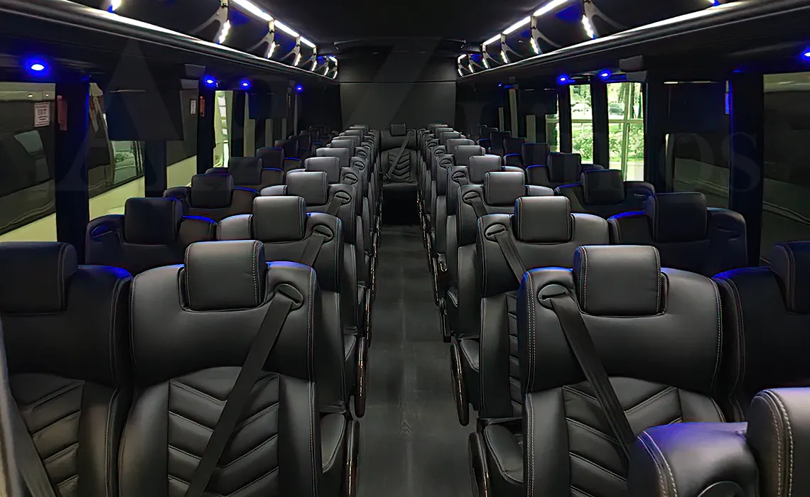 24 passenger Minibus Interior
